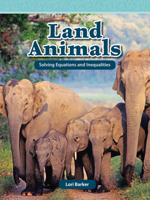 Title details for Land Animals by Lori Barker - Available